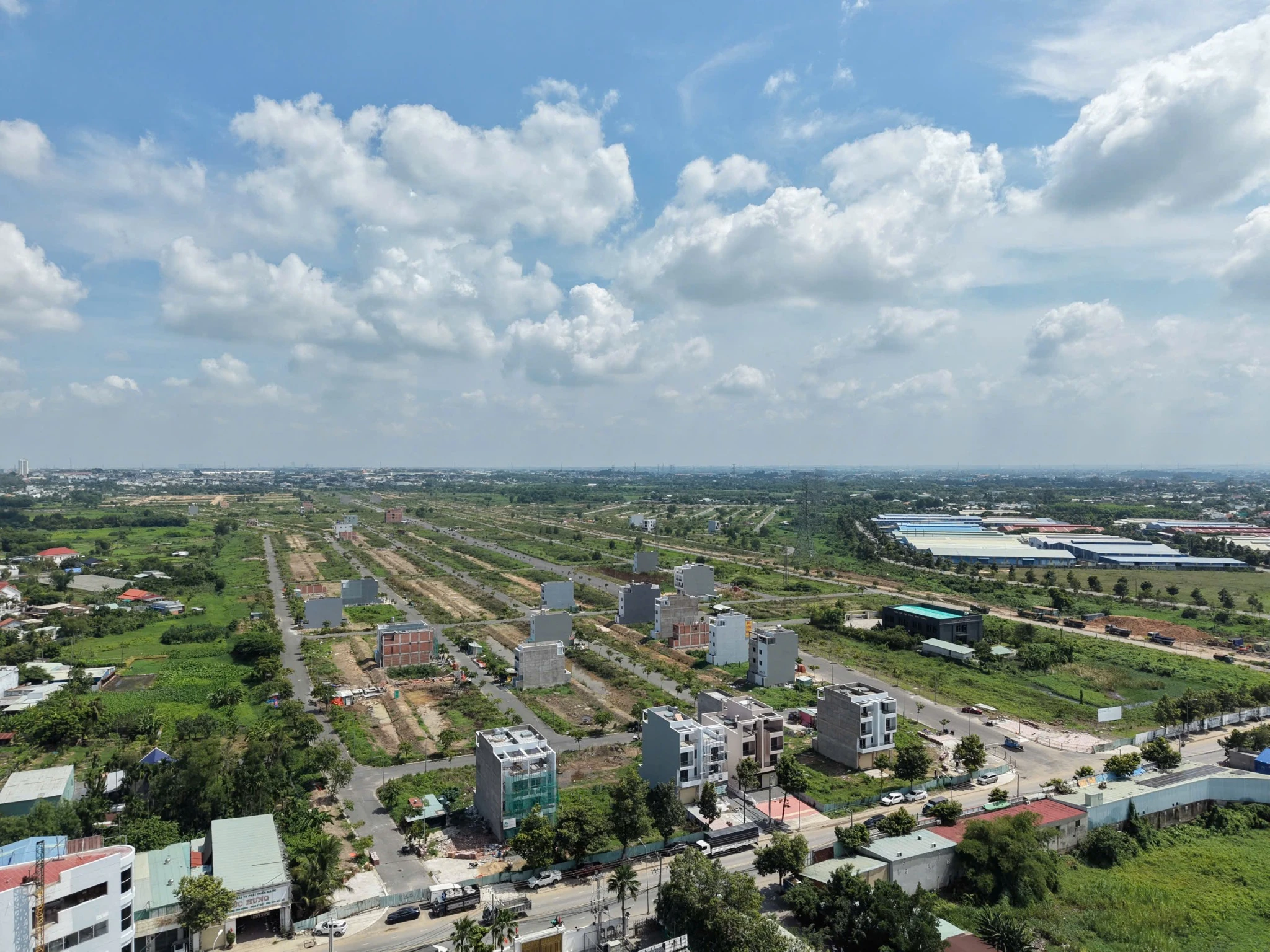 Hình ảnh thực tế dự án Đông Bình Dương nhìn từ trên cao