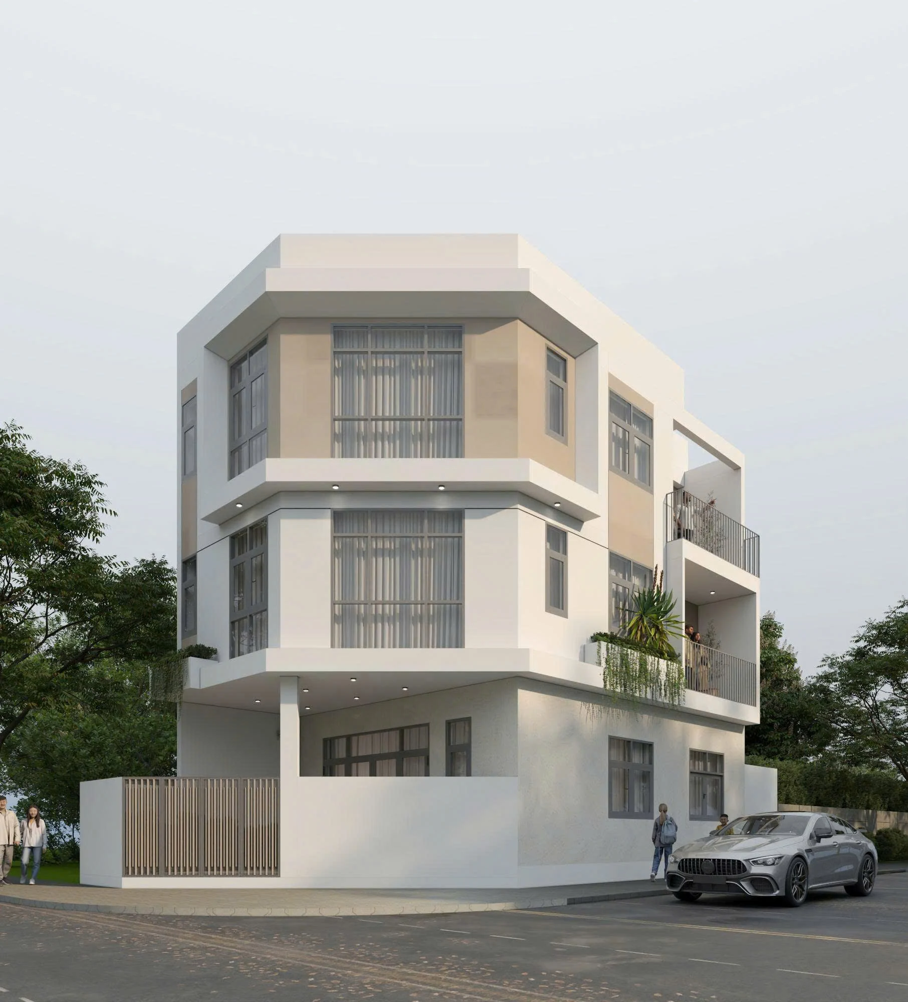 Nhà mẫu góc dự án Đông Bình Dương